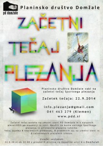 plakat začetni tečaj plezanja1