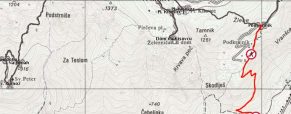 Zaprt odsek poti Krivčevo – Podkrajnik