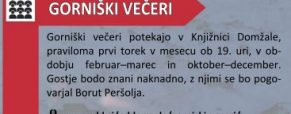 Gorniški večeri v 2020